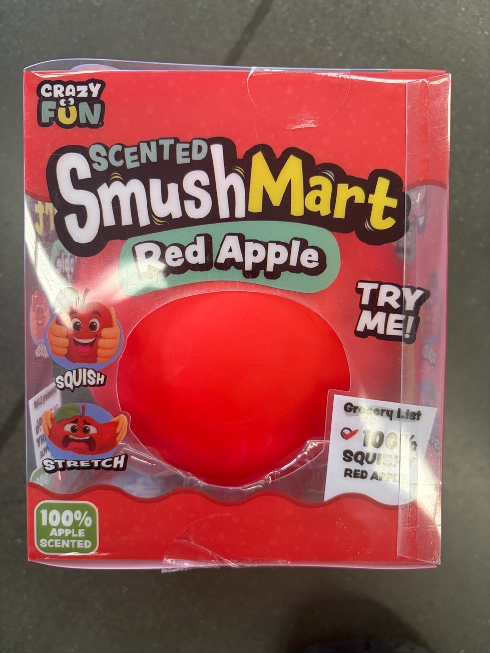 Red Apple Scented Squishy Toy -